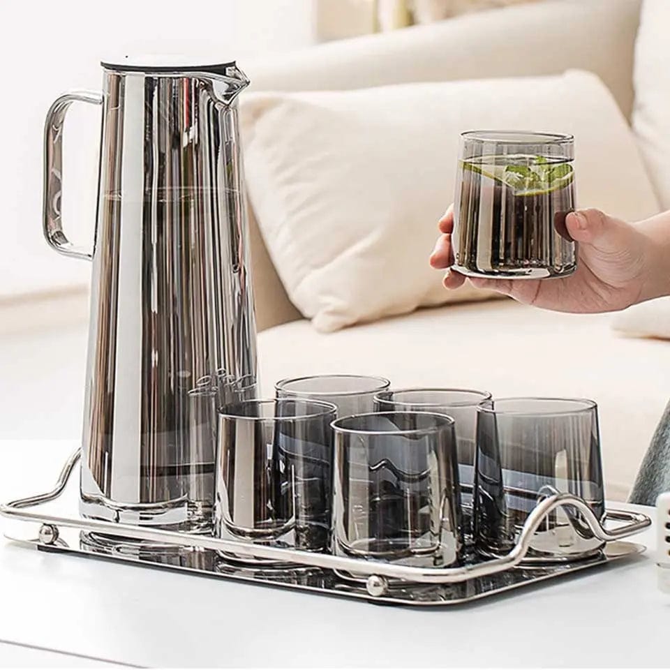 1,8L glazen design theepot karaf