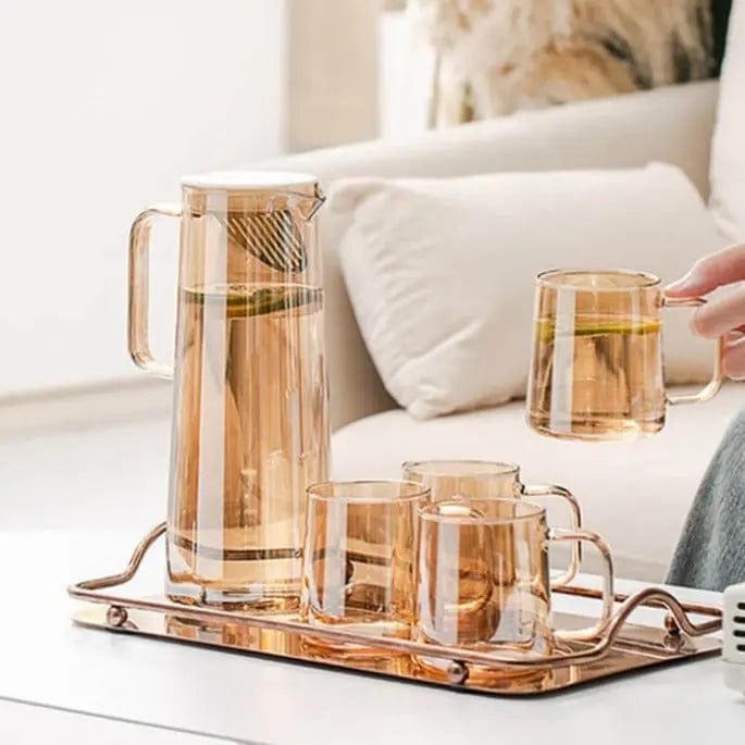1,8L glazen design theepot karaf