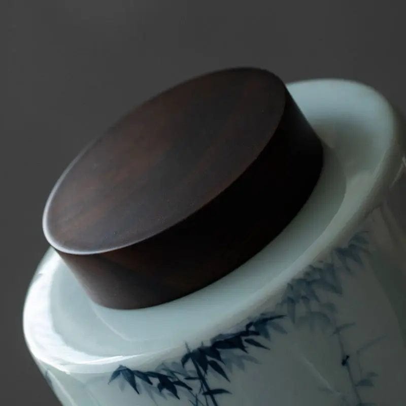 1000 ml Premium ronde keramische theedoos