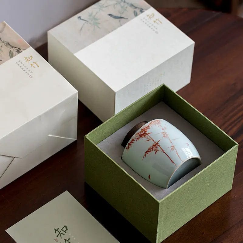 1000 ml Premium ronde keramische theedoos