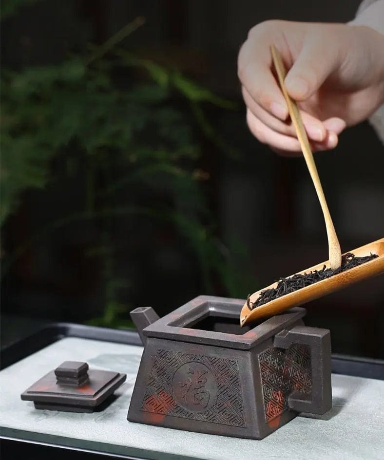 200ML antieke Chinese klei theepot