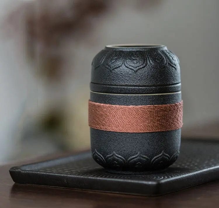 225ML Chinese draagbare keramische theepot