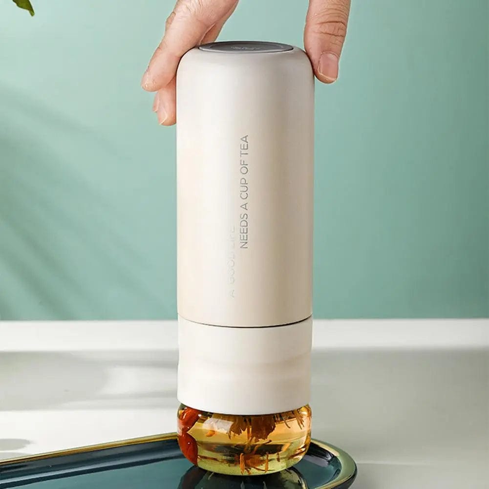 300ML draagbare roestvrijstalen theepot