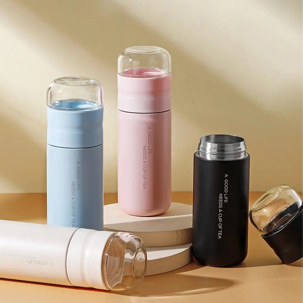 300ML draagbare roestvrijstalen theepot