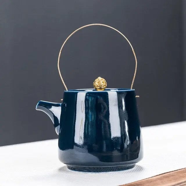 300ML hoge Chinese porseleinen theepot