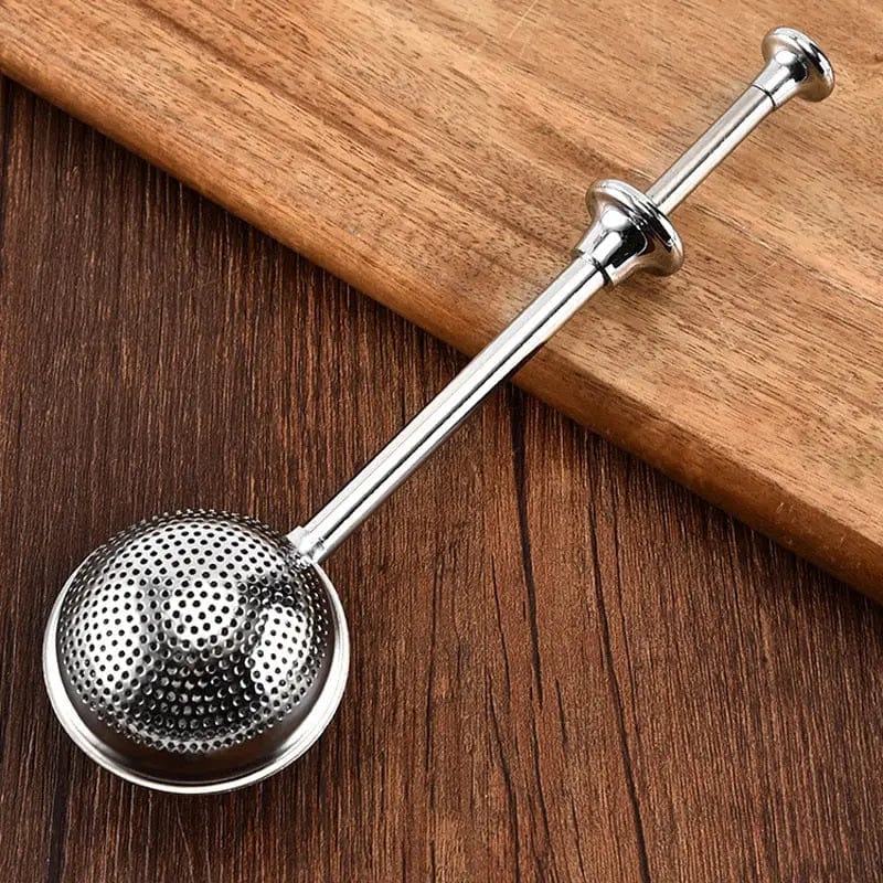 Bolvormige stalen thee-infuser