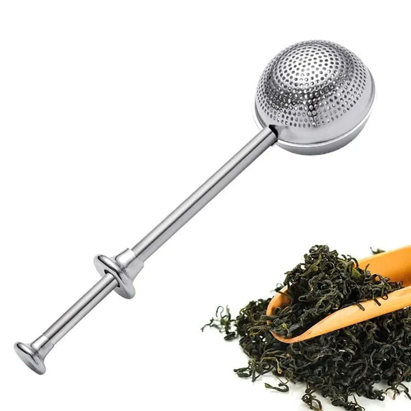 Bolvormige stalen thee-infuser