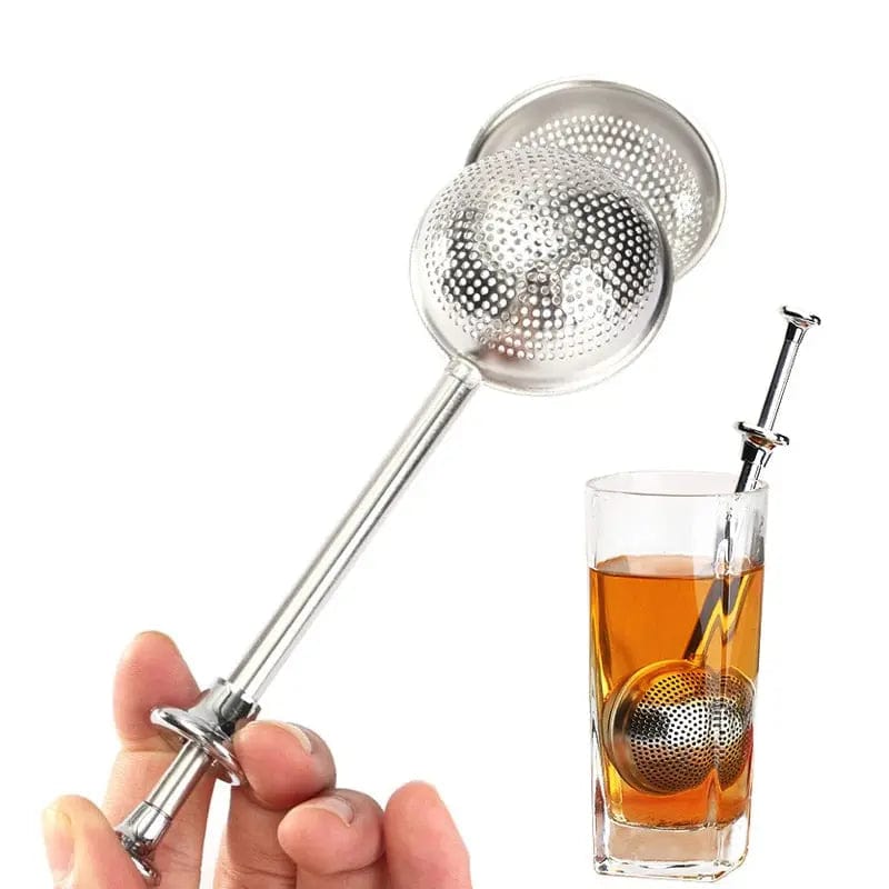Bolvormige stalen thee-infuser