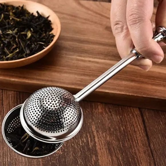 Bolvormige stalen thee-infuser