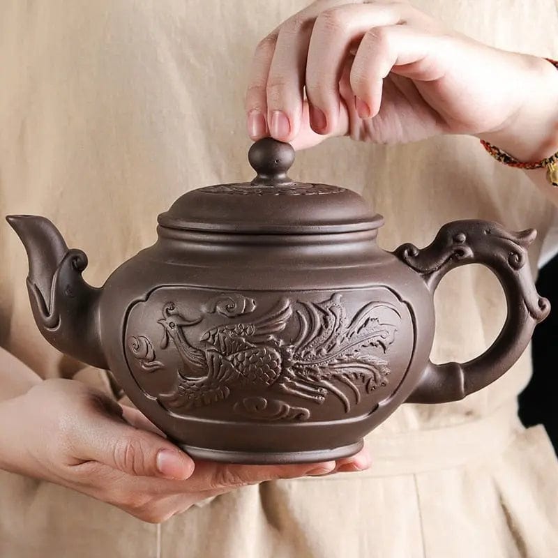 Chinese haanpatroon klei theepot 500ML