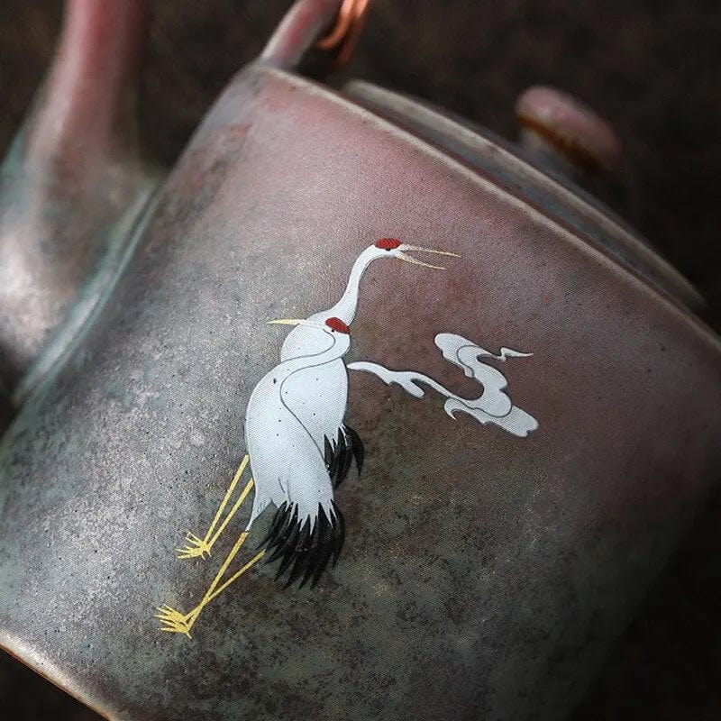 Chinese keramische kraan theepot 400ML