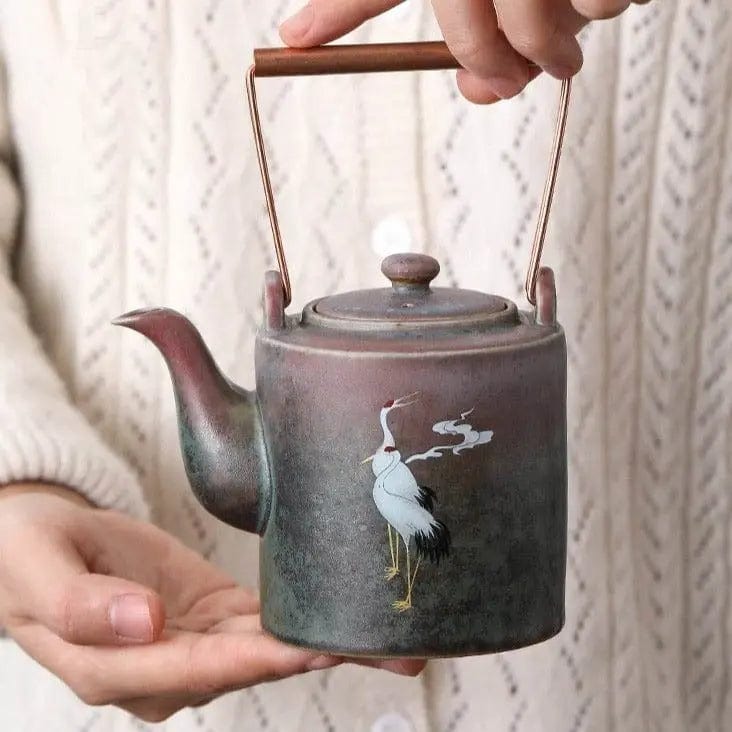 Chinese keramische kraan theepot 400ML