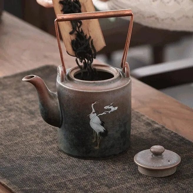 Chinese keramische kraan theepot 400ML