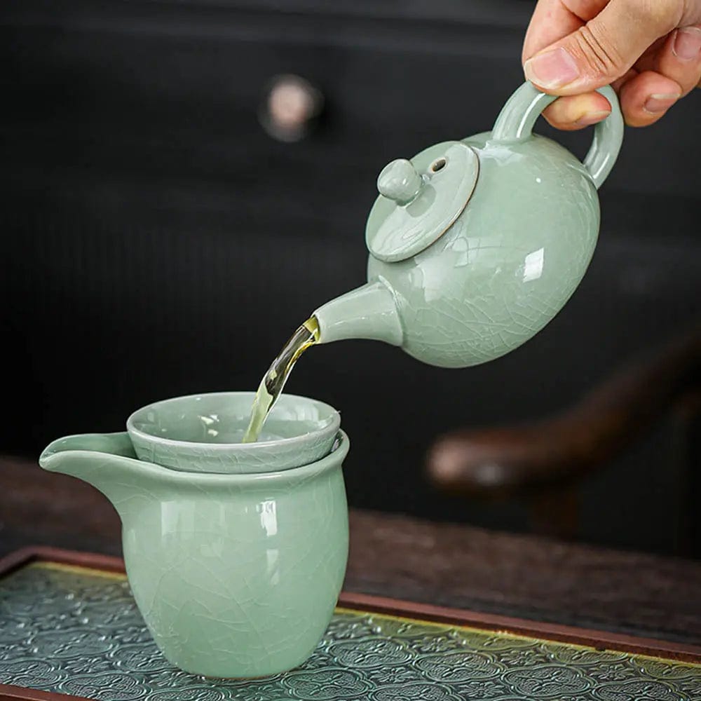 Chinese keramische theeset