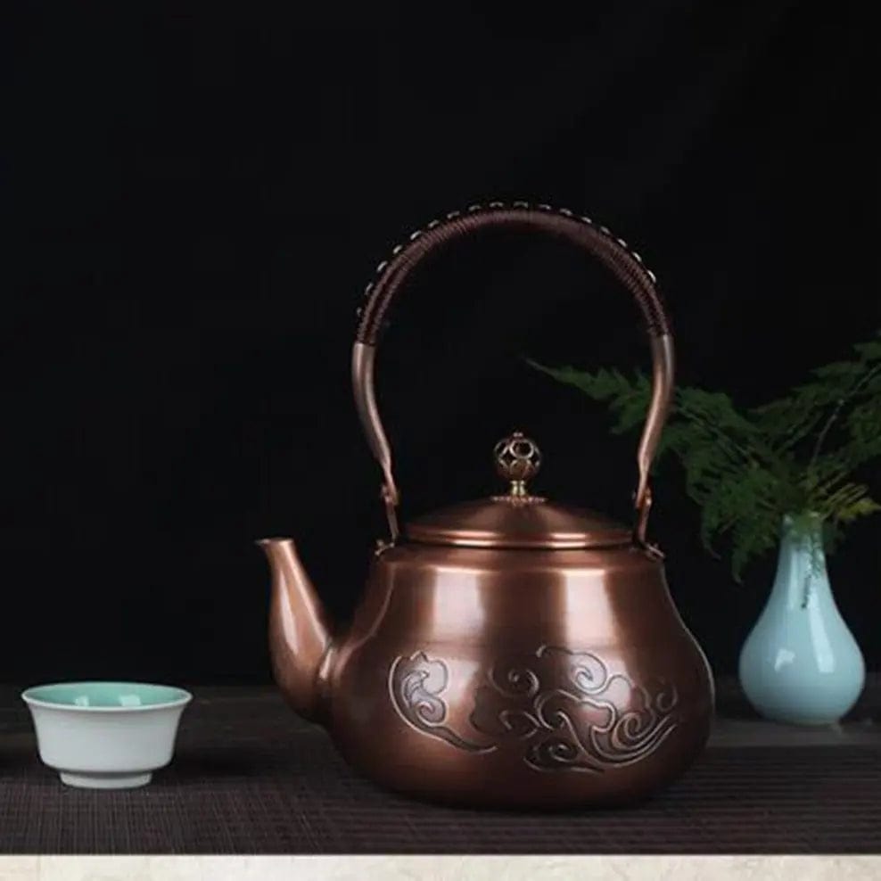 Chinese Koperen Theepot Wolken 1.6L