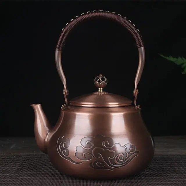 Chinese Koperen Theepot Wolken 1.6L