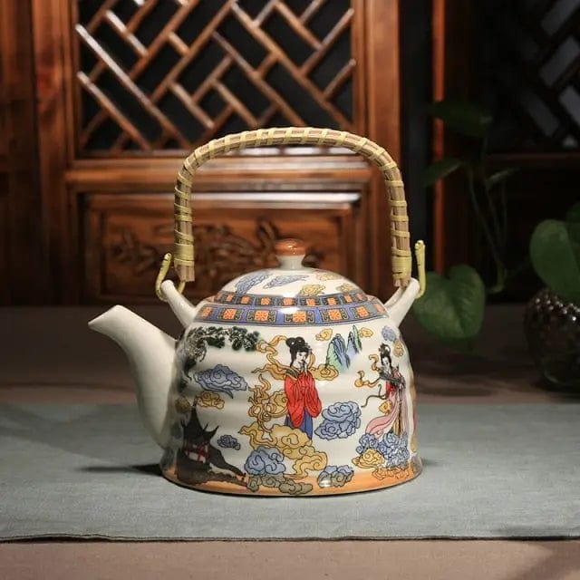 Chinese porseleinen theepot Wolken 900ML