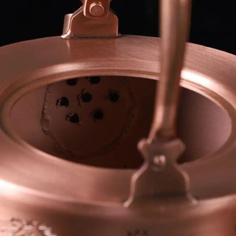 Chinese Pruimenbloesem Koperen Theepot 1.5L