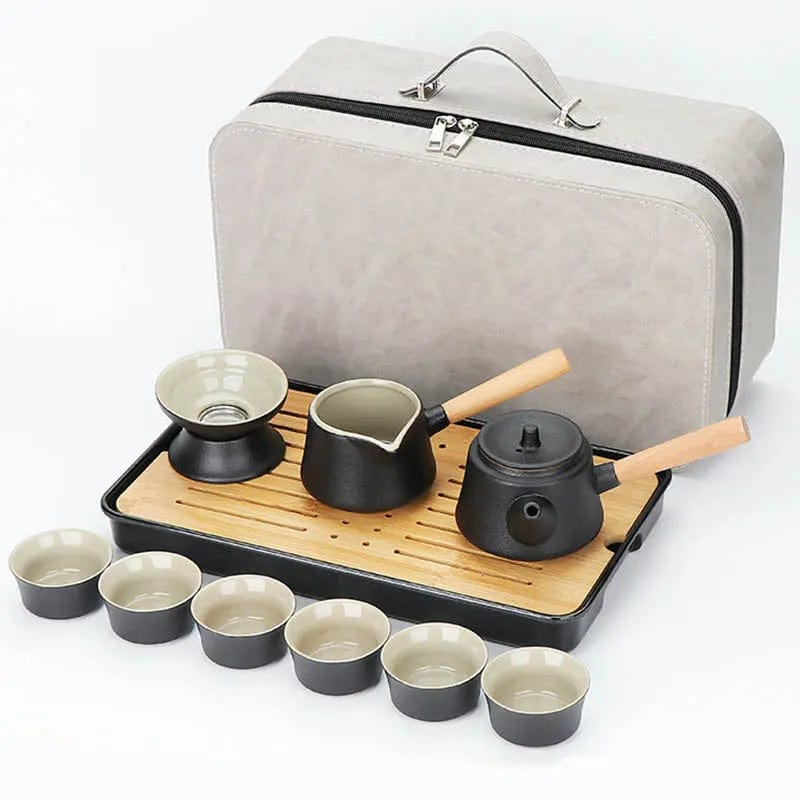 Chinese theeset met zijhandgreep