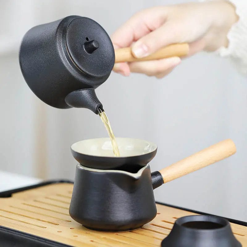 Chinese theeset met zijhandgreep