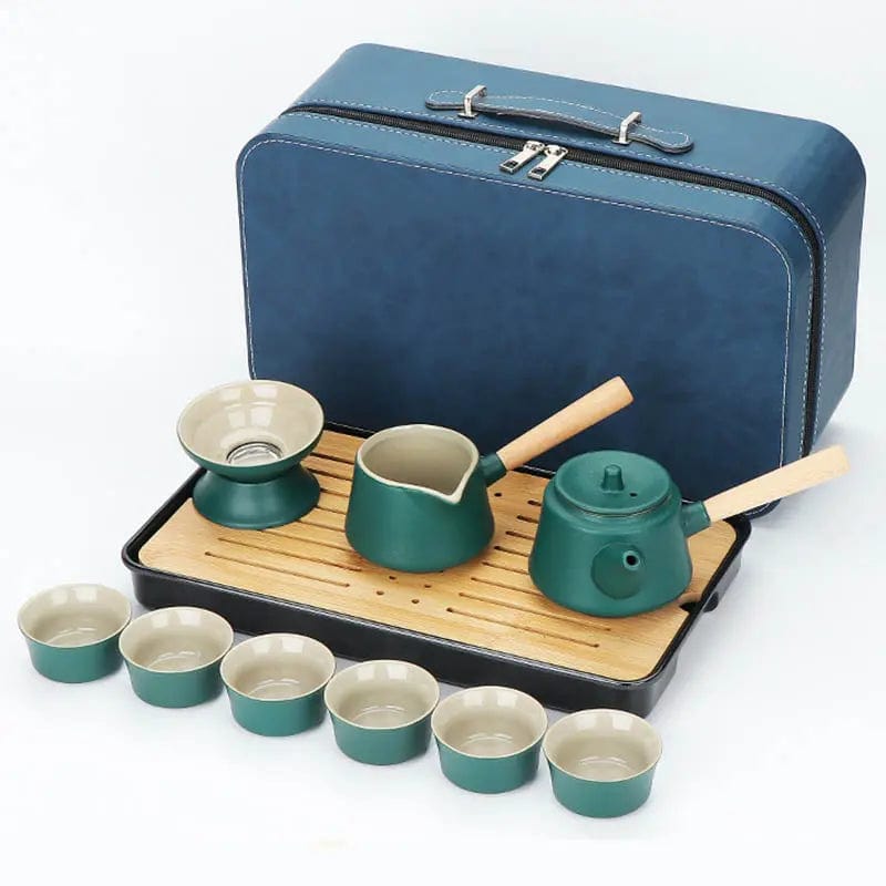 Chinese theeset met zijhandgreep