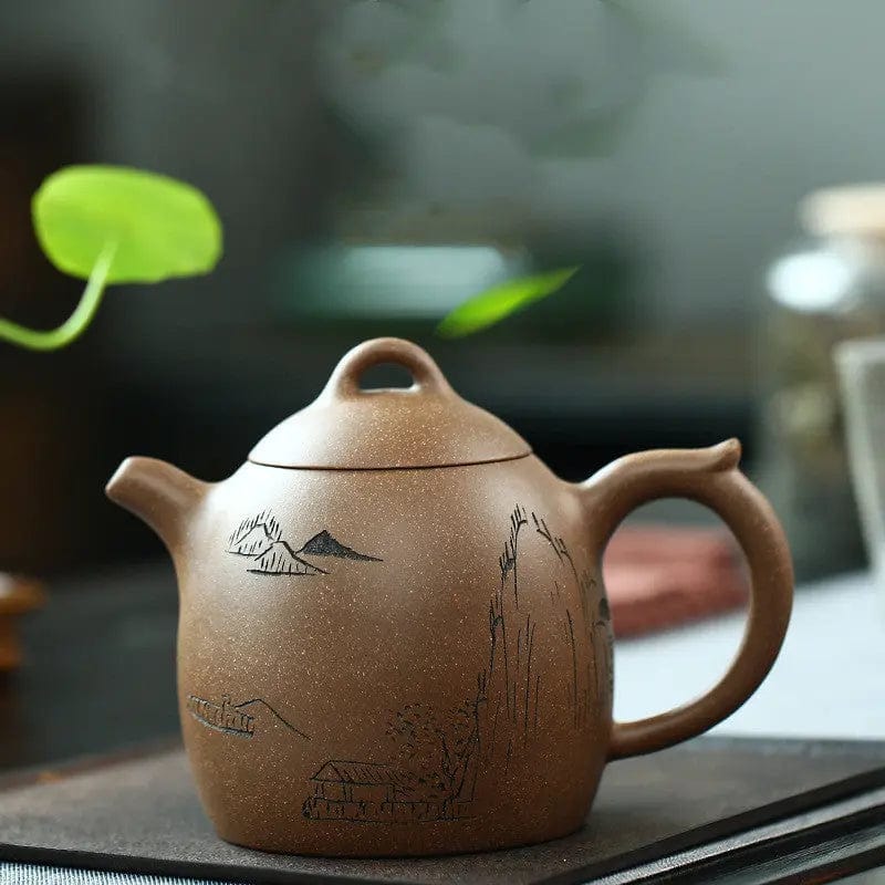 Chinese Yixing bruine klei theepot 350ML