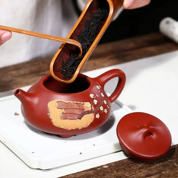 Chinese Yixing Kersenbloesem Klei Theepot 230ML