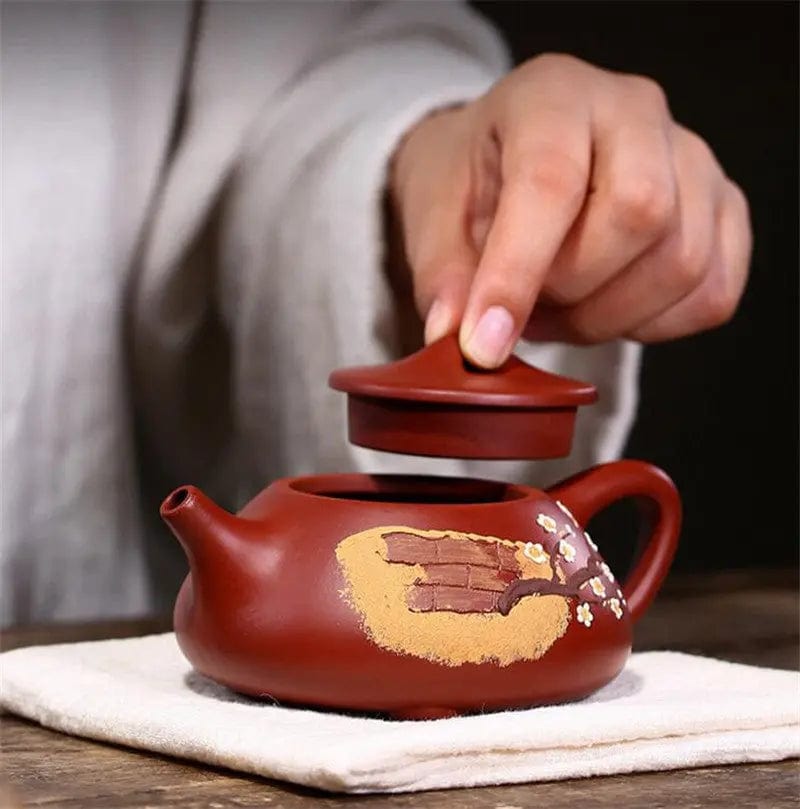 Chinese Yixing Kersenbloesem Klei Theepot 230ML