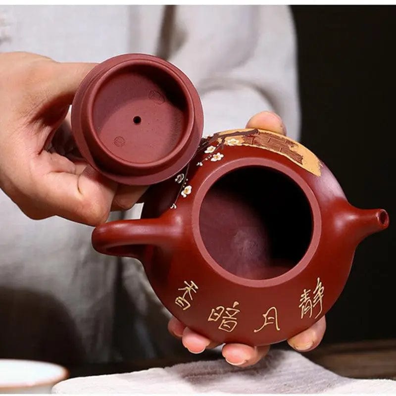 Chinese Yixing Kersenbloesem Klei Theepot 230ML