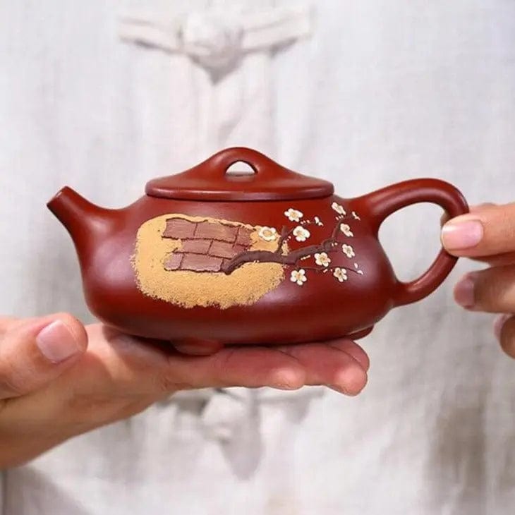 Chinese Yixing Kersenbloesem Klei Theepot 230ML