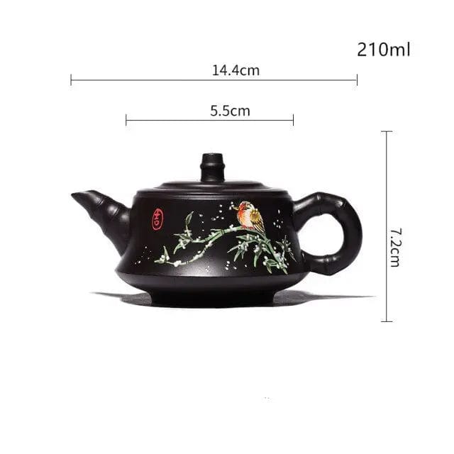 Chinese Yixing zwarte klei theepot 200ML