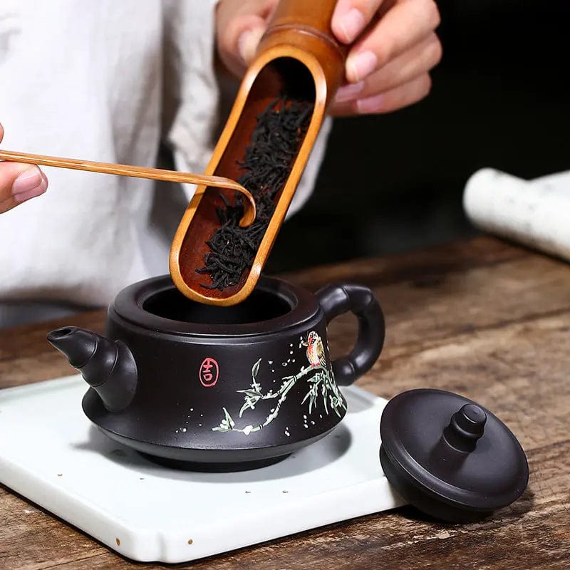 Chinese Yixing zwarte klei theepot 200ML