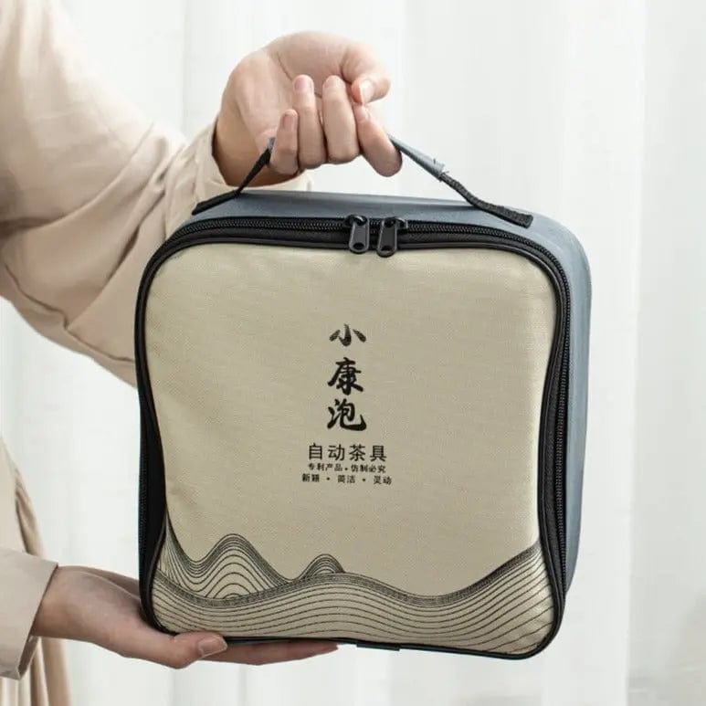Draagbare Chinese keramische theeset
