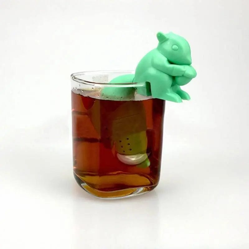 Eekhoorn siliconen thee-ei