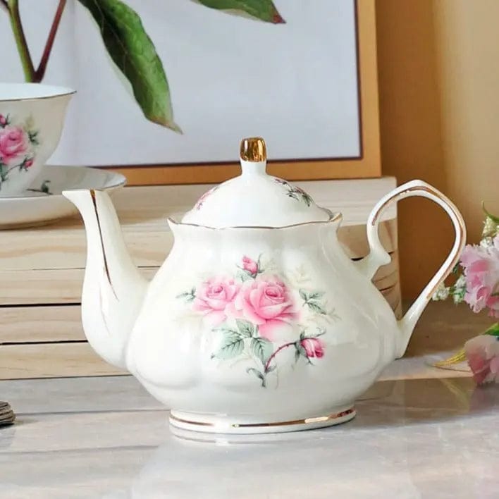 Engelse Camellia Bloem Theepot in Porselein 500ML