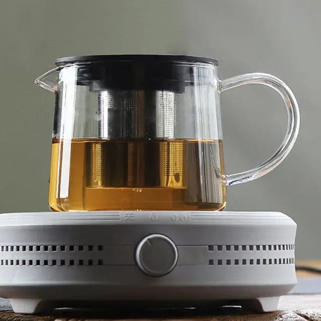 Enkele glazen theepot met infuser 600ML - 1,5L