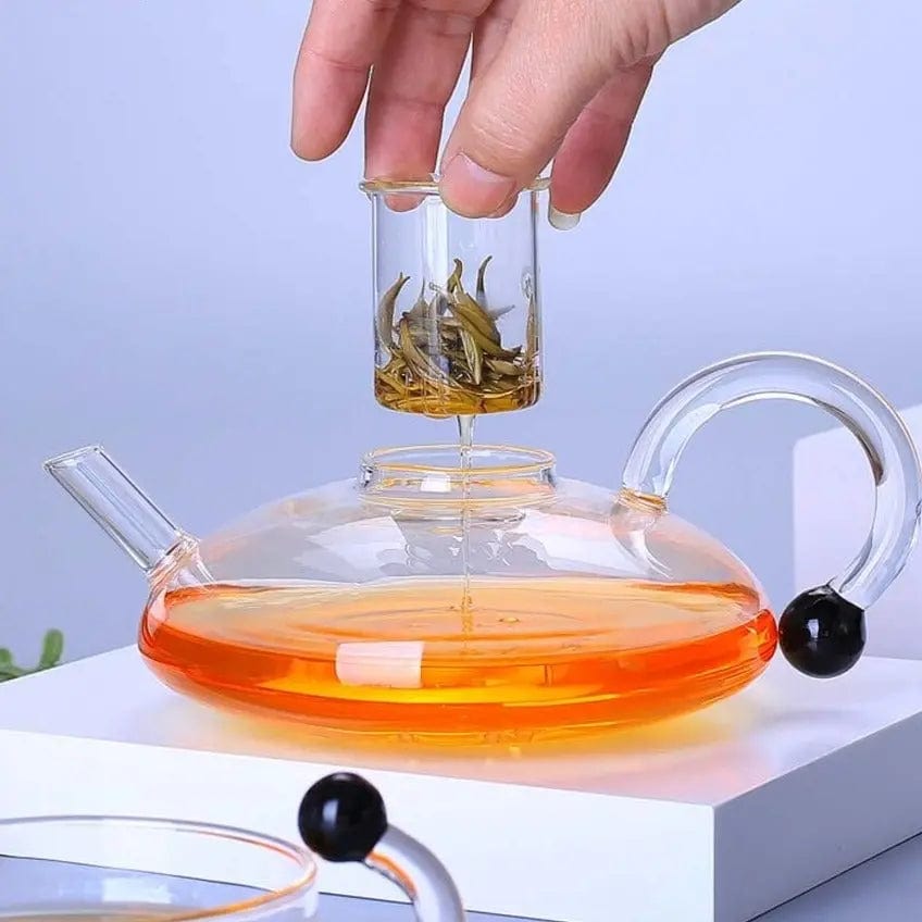 Europese glazen theepot met infuser 800ML