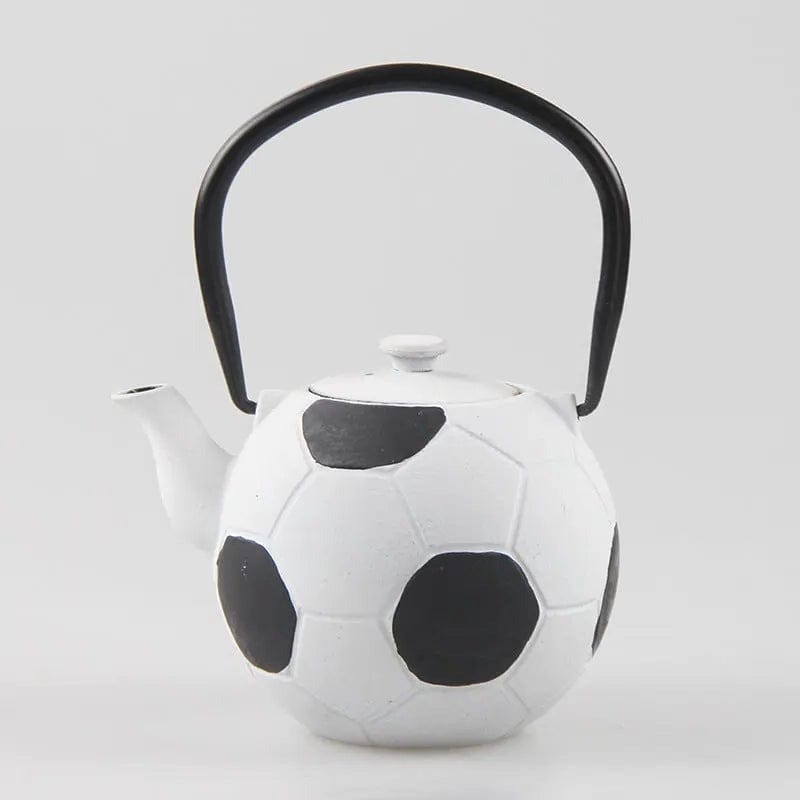 Gietijzeren voetbaltheepot 650 ml