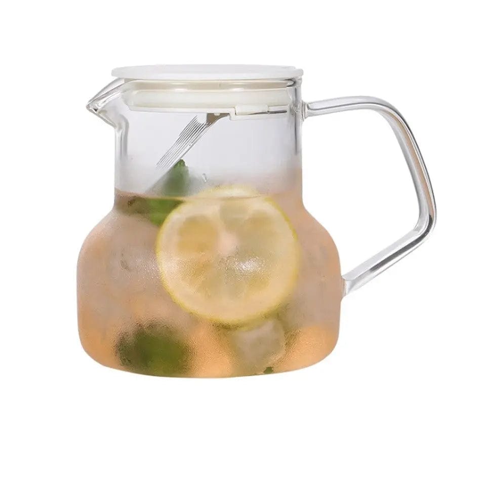 Glazen theepot met filter 1L