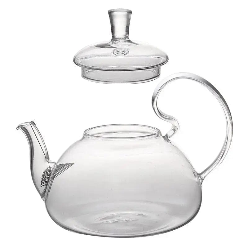 Glazen theepot met grote handgreep 400 ml - 800 ml