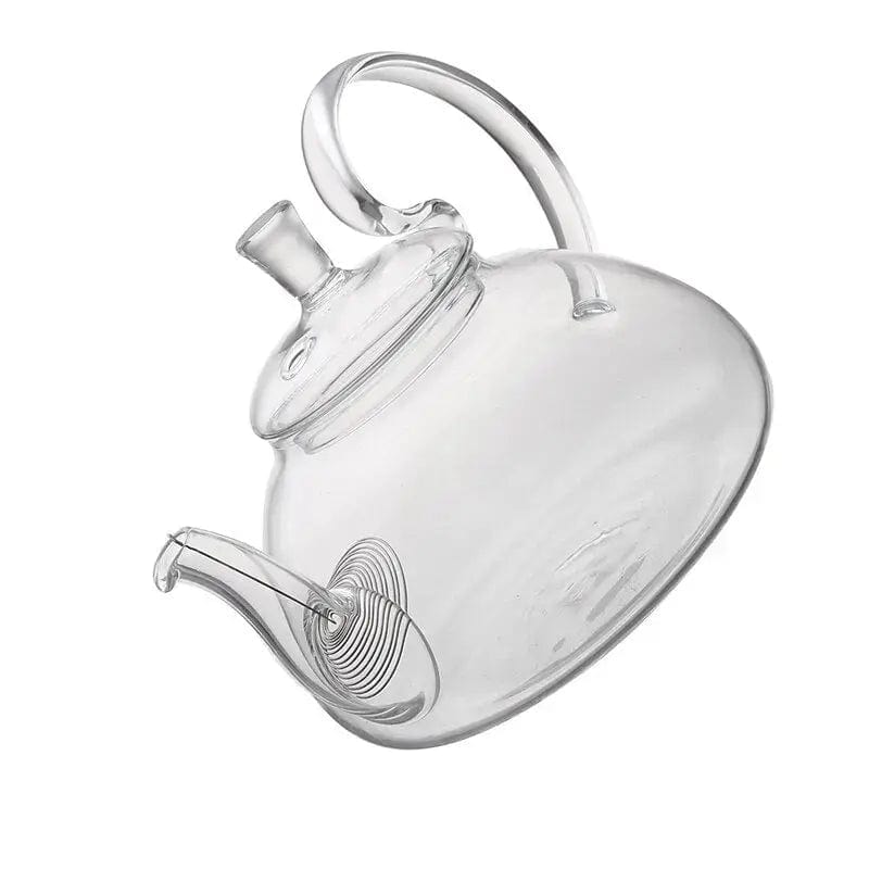 Glazen theepot met grote handgreep 400 ml - 800 ml