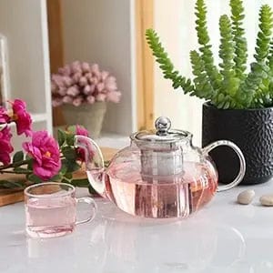 Glazen theepot met infuser 800ML