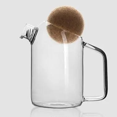 Glazen theepot met kurkmotief 250ML - 750ML