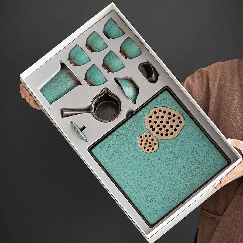 Hoogwaardige Japanse keramische theeset