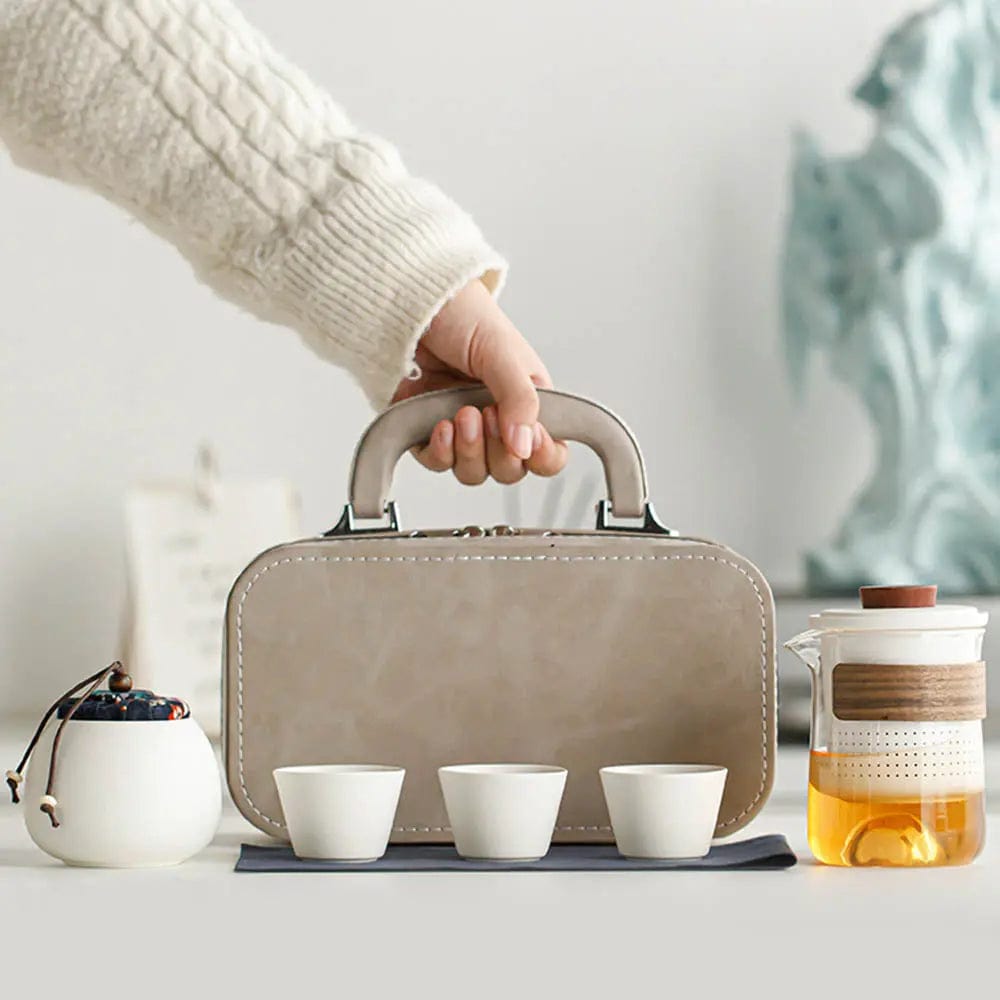 Japanse draagbare keramische theeset 250 ml