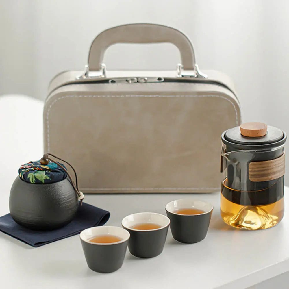 Japanse draagbare keramische theeset 250 ml