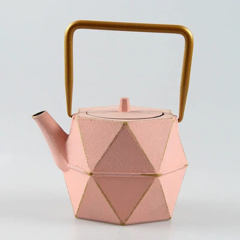 Japanse gietijzeren theepot met design van 1,2 liter