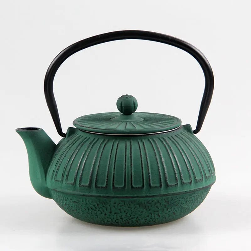 Japanse gietijzeren theepot met rechthoekig patroon 600 ml