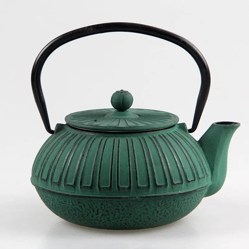 Japanse gietijzeren theepot met rechthoekig patroon 600 ml