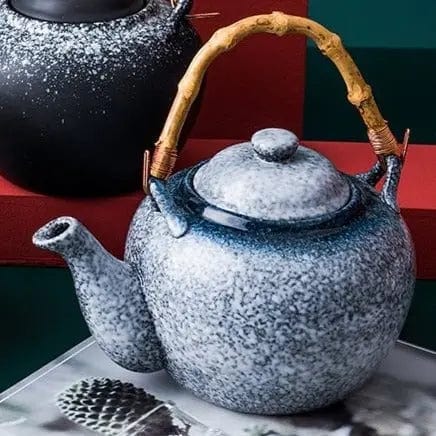 Japanse grijze keramische bamboe theepot 500ML